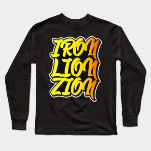 Iron Lion Zion Reggae Long Sleeve T-Shirt